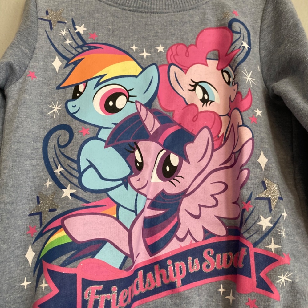 My little pony open back sweater sweater size 6 - Picture 5 of 12